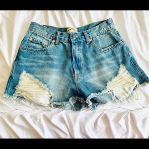 NWT cut off shorts